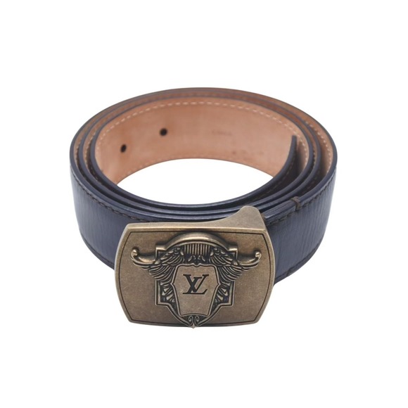 Louis Vuitton Handbags - Louis Vuitton Belt Utah Ecusson Brown Shield Emblem